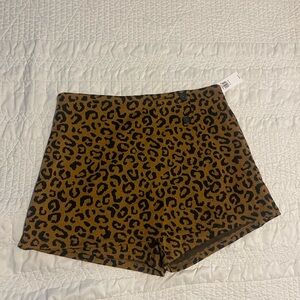 Leopard Print Women's Shorts